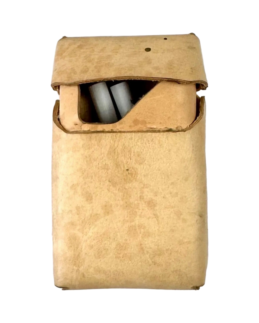 RAW LEATHER CIGARETTE CASE