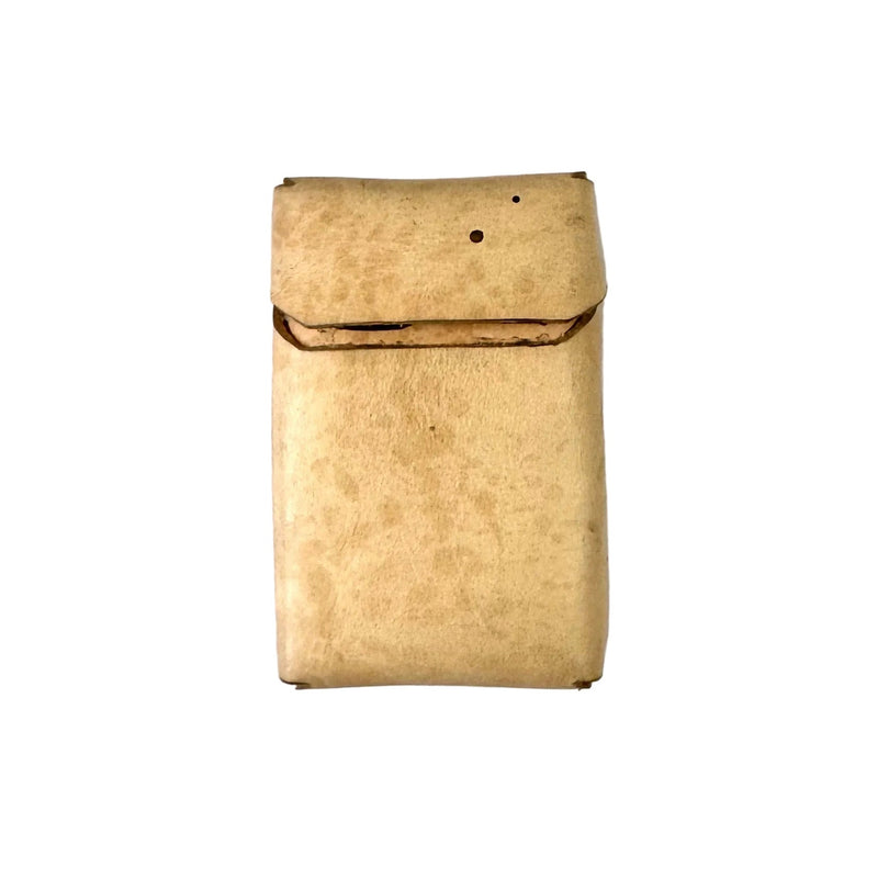 RAW LEATHER CIGARETTE CASE