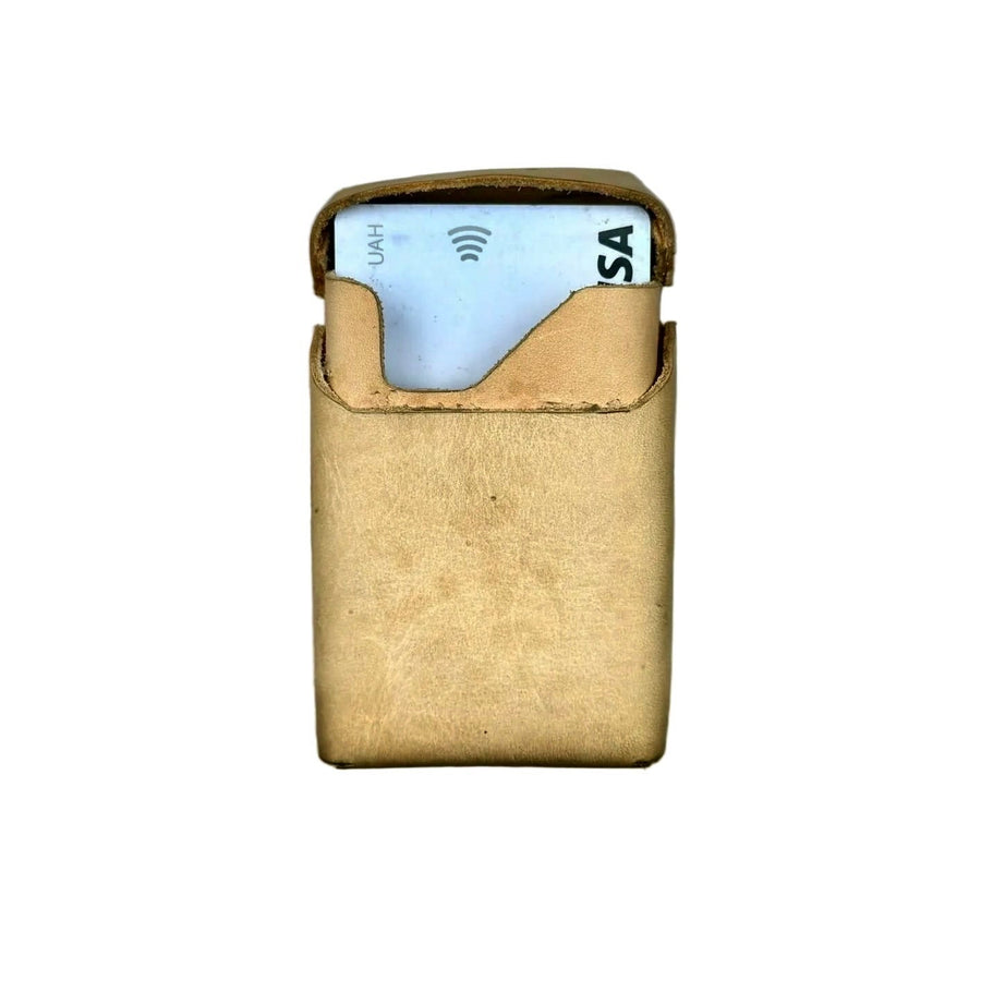 RAW LEATHER CIGARETTE CASE