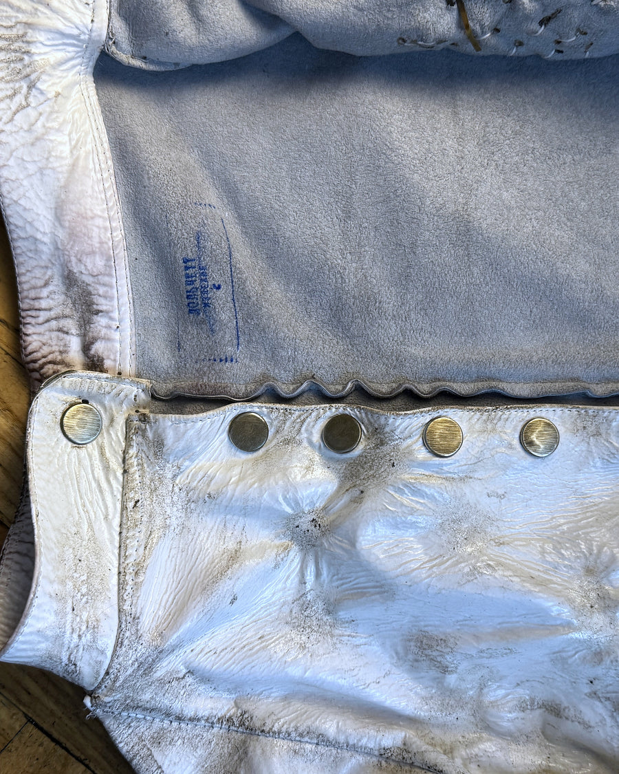 HAND-BURNED LEATHER JACKET — 1 OF 1